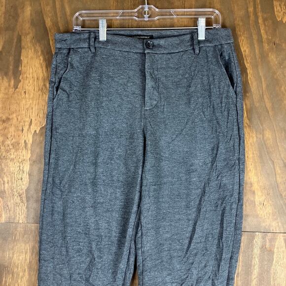 Banana Republic Womens Pants Gray High Rise Super Soft Petite Ankle MP - Picture 2 of 11
